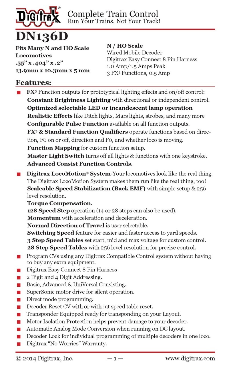 Digitrax DN136D User manual