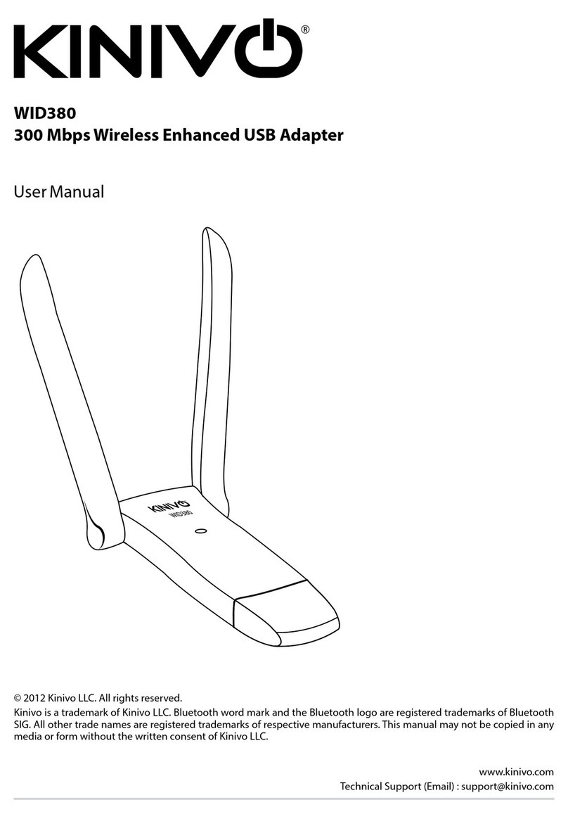 Kinivo WID380 User manual