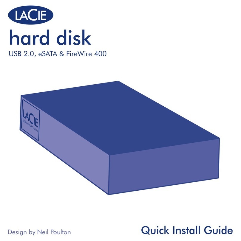 LaCie Hard Disk Quick install guide LaCie Hard Disk Quick install guide