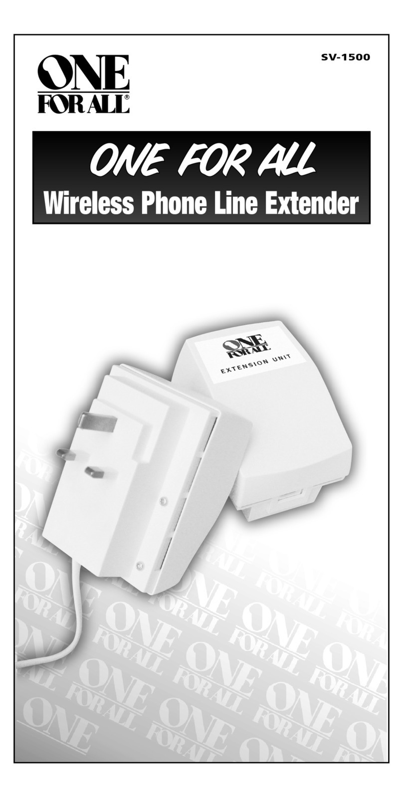 One Forall SV-1500 user manual