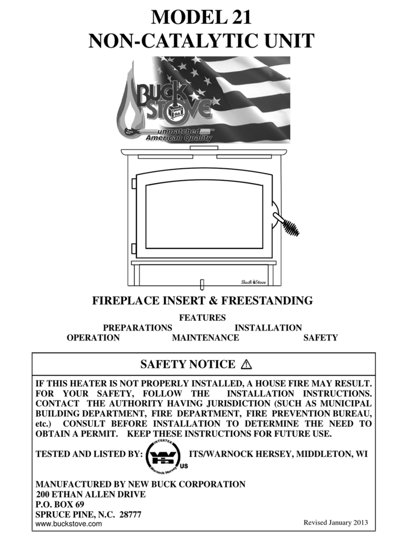 New Buck Corporation 21 User instruction manual New Buck Corporation 21 User instruction manual