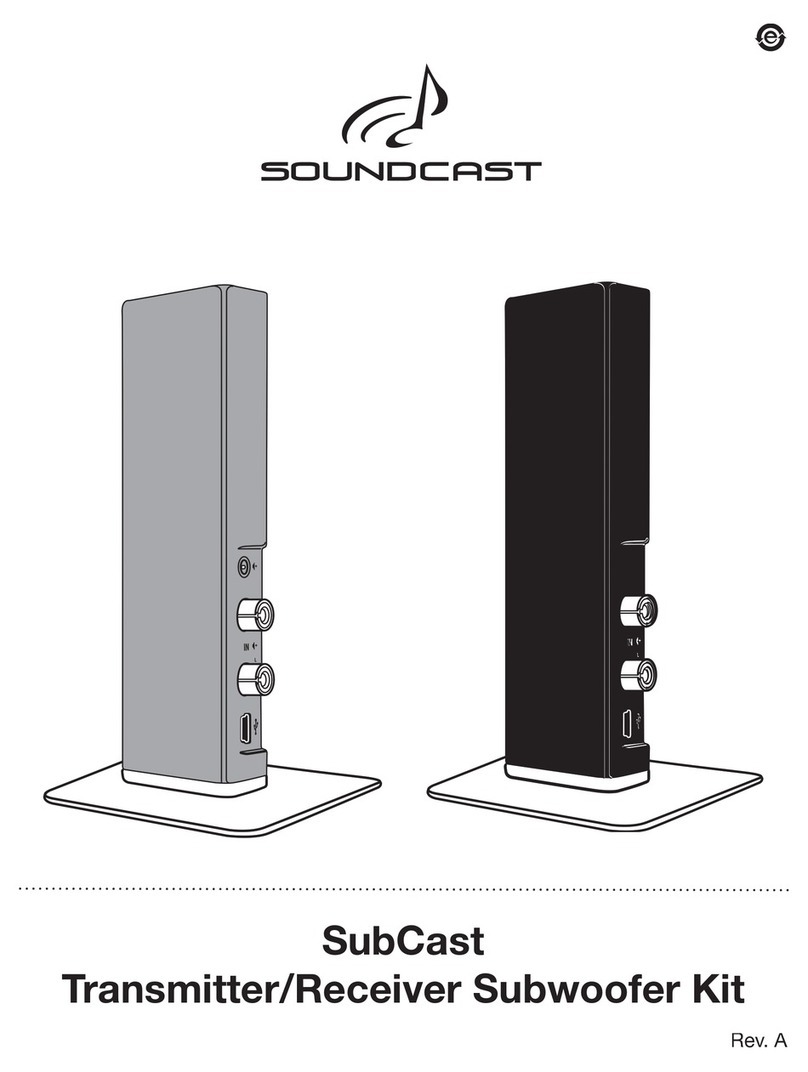 Soundcast SUBCAST user manual