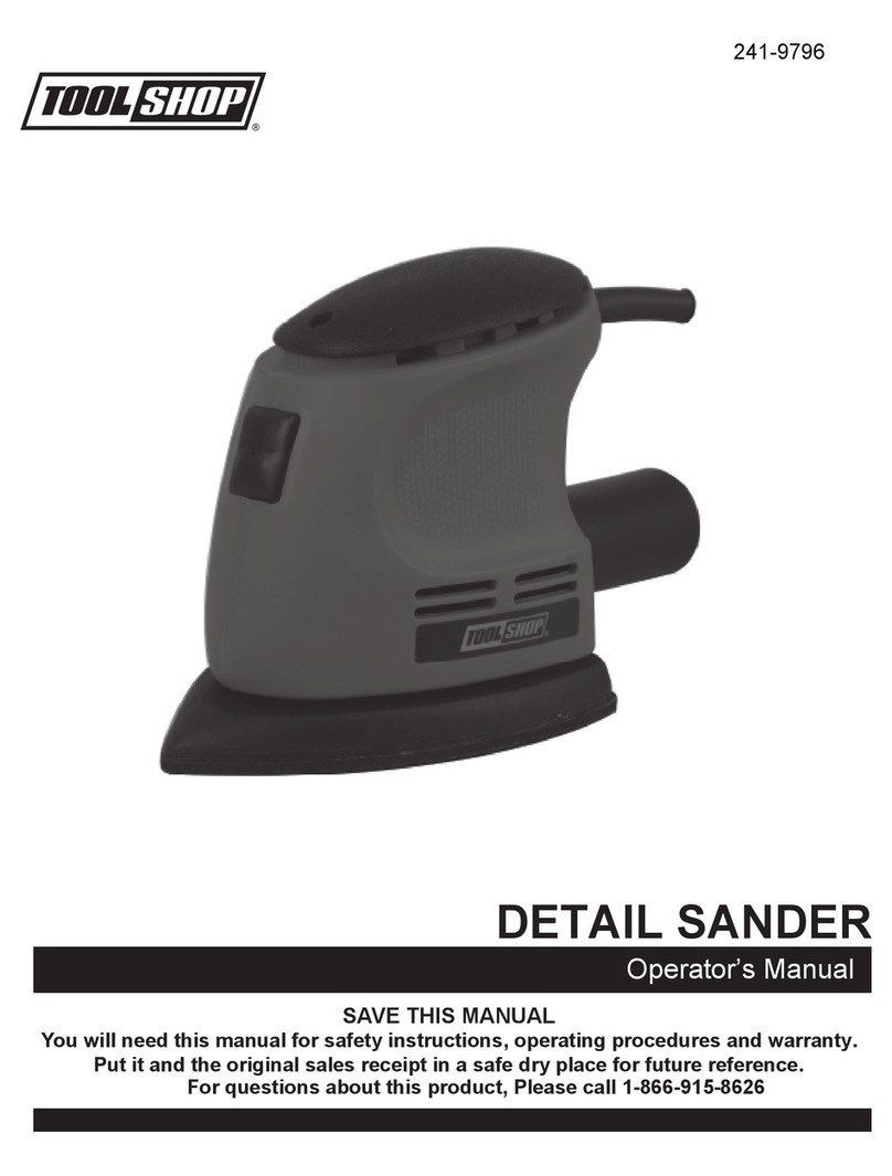 Toolshop 241-9796 operating instructions