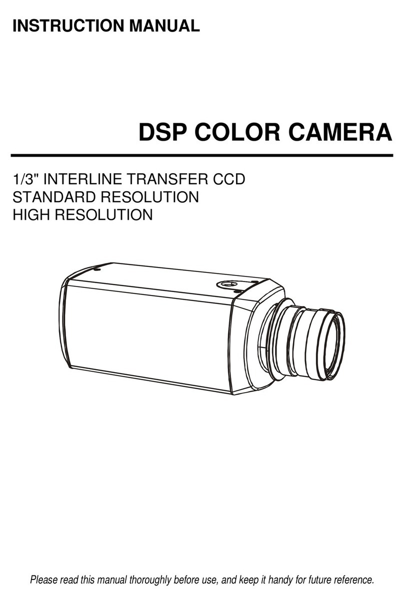 Syscom Video DSP COLOR CAMERA instruction manual