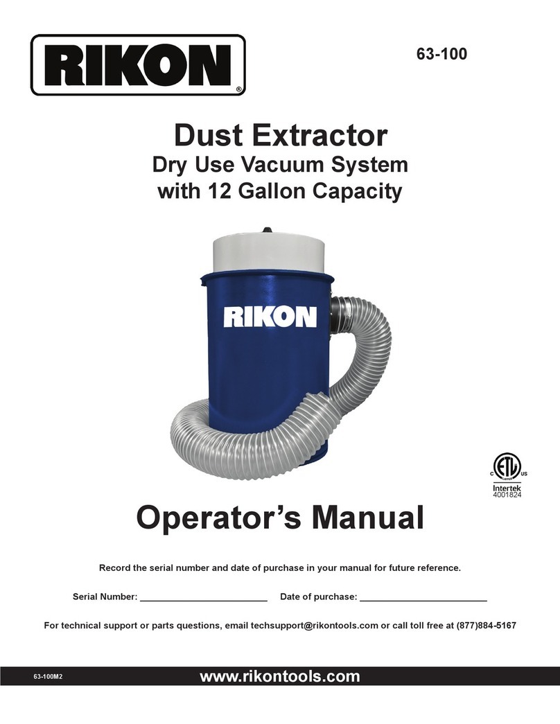 Rikon Power Tools 63-100 Operator's manual