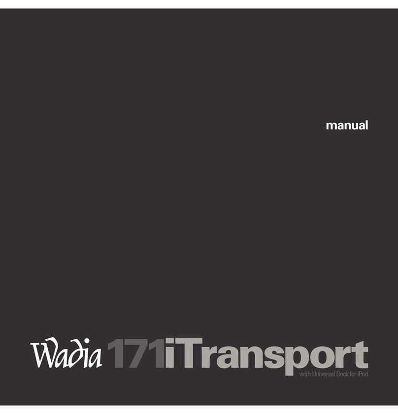 Wadia 171iTransport User manual