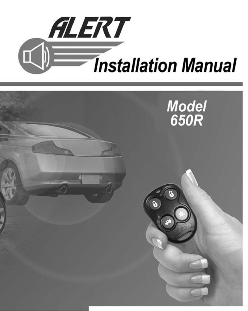 Alert 650R User manual