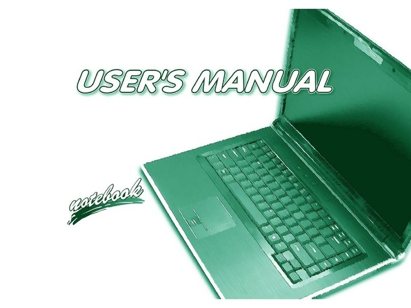 Clevo M860TU User manual
