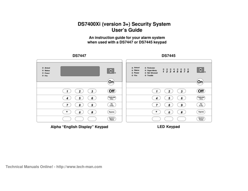 Detection Systems DS7400Xi User manual Detection Systems DS7400Xi User manual