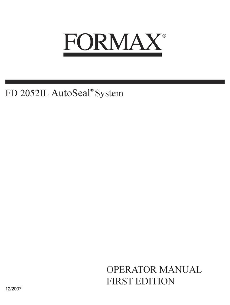 Formax FD 2052IL AutoSeal System Operator's manual