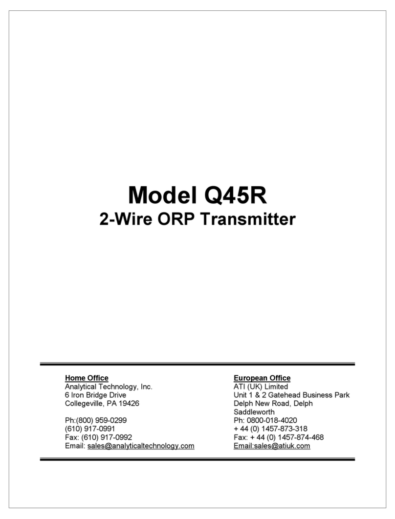 Analytical Technology Q45R instruction manual Analytical Technology Q45R instruction manual