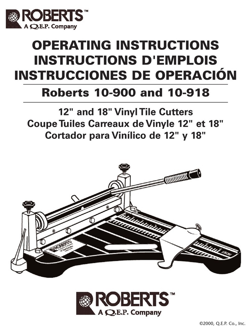 Roberts 10-900 User manual