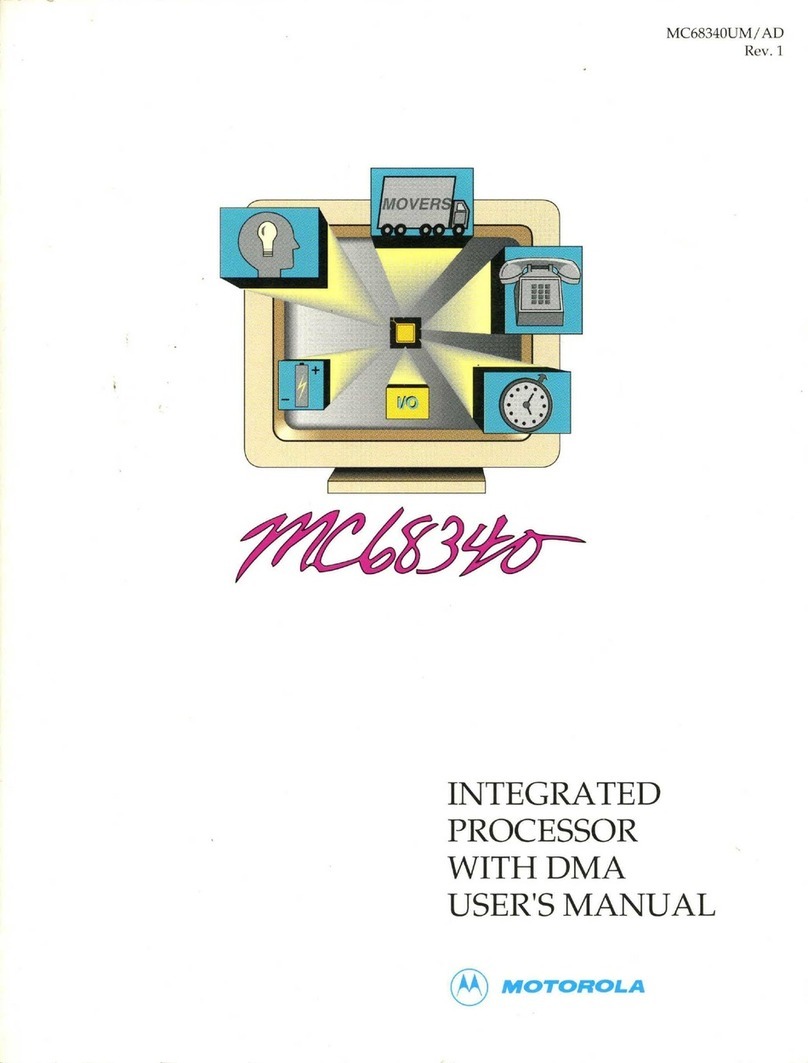 Motorola MC68340 User manual