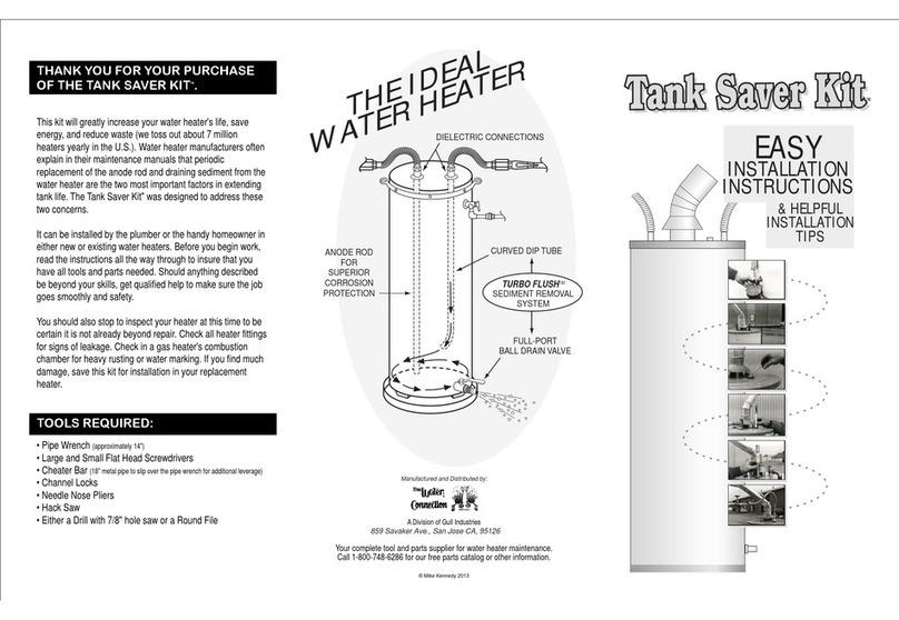 Water Connection Tank Saver Kit Easy installation instructions Water Connection Tank Saver Kit Easy installation instructions