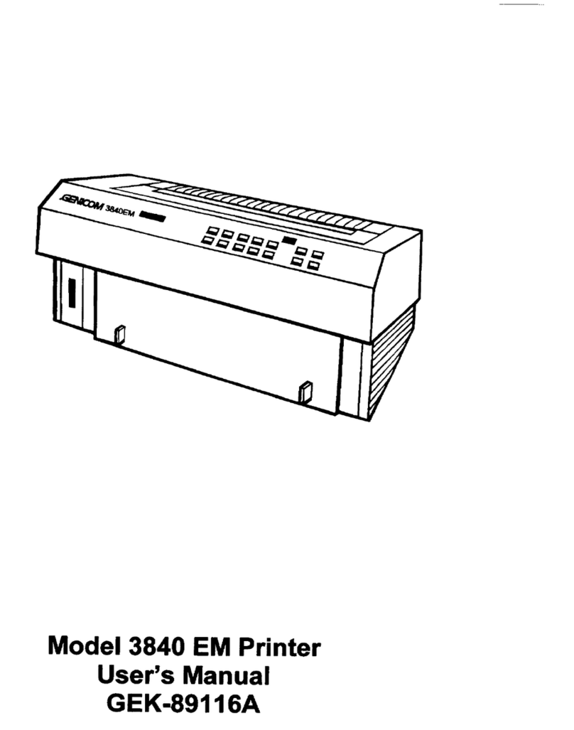 Gencom 3840 EM User manual