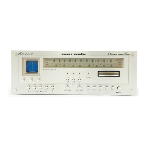 Marantz 2130 Handbook of instructions