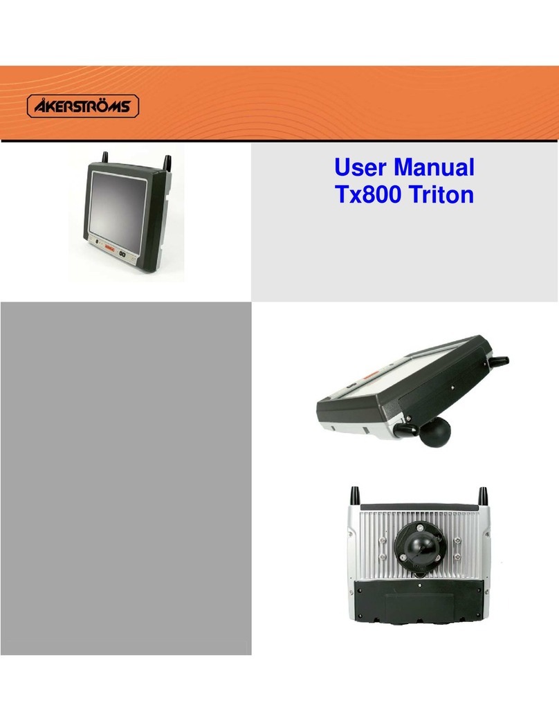 Akerstroms Tx800 Triton user manual