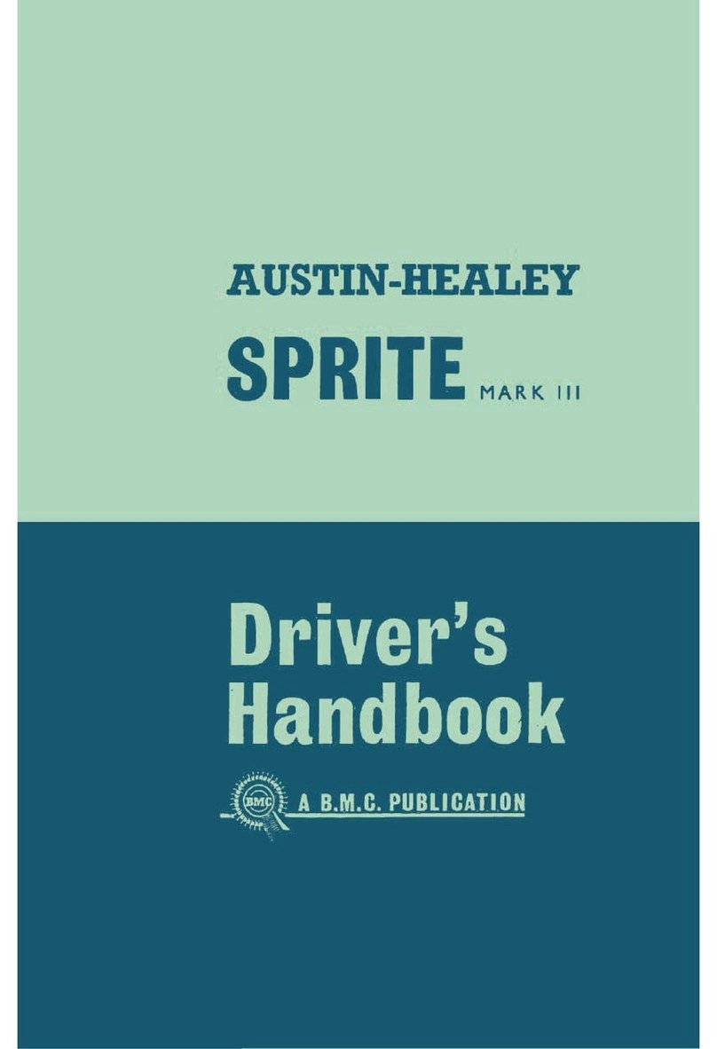Austin-Healey Sprite Mark III User manual