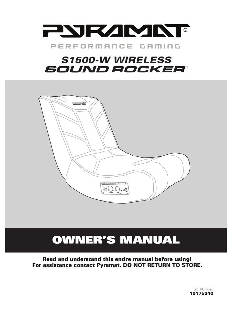 Pyramat S1500-W owner's manual