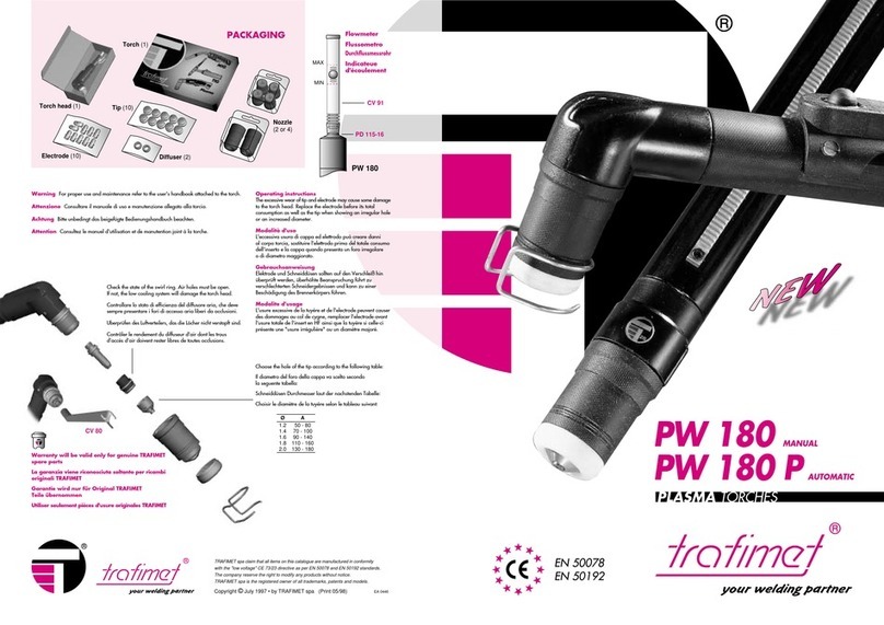 Trafimet PW 180 User manual