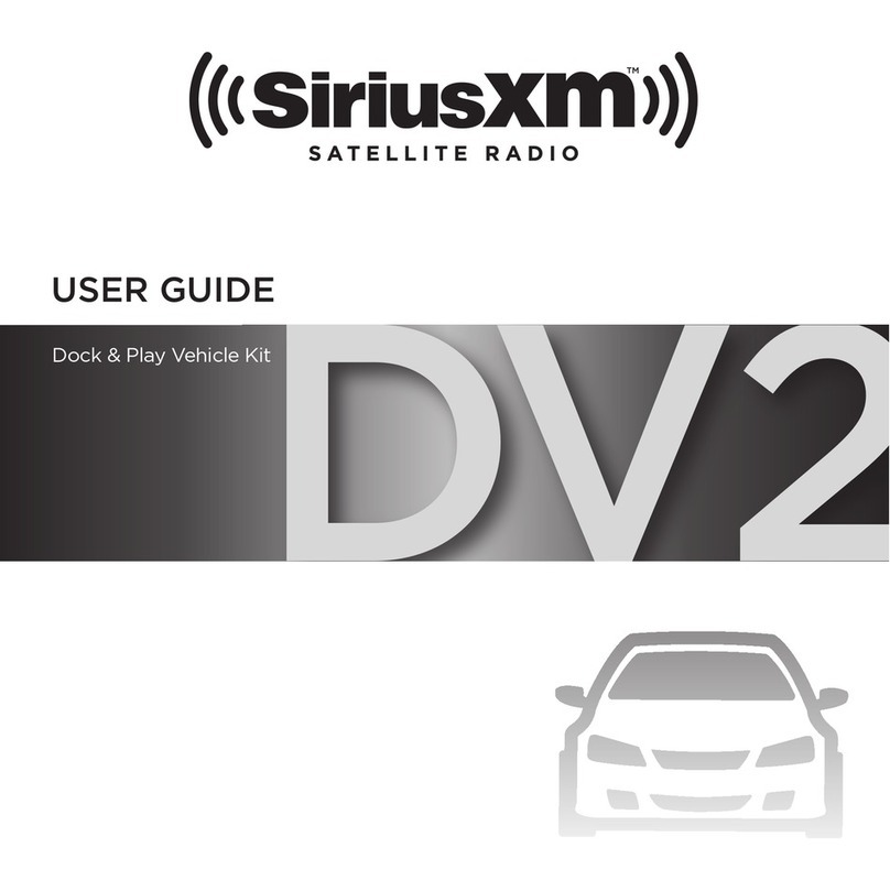 Sirius XM RAdio DV2 user guide