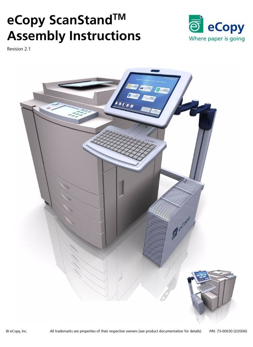 eCopy ScanStand User manual