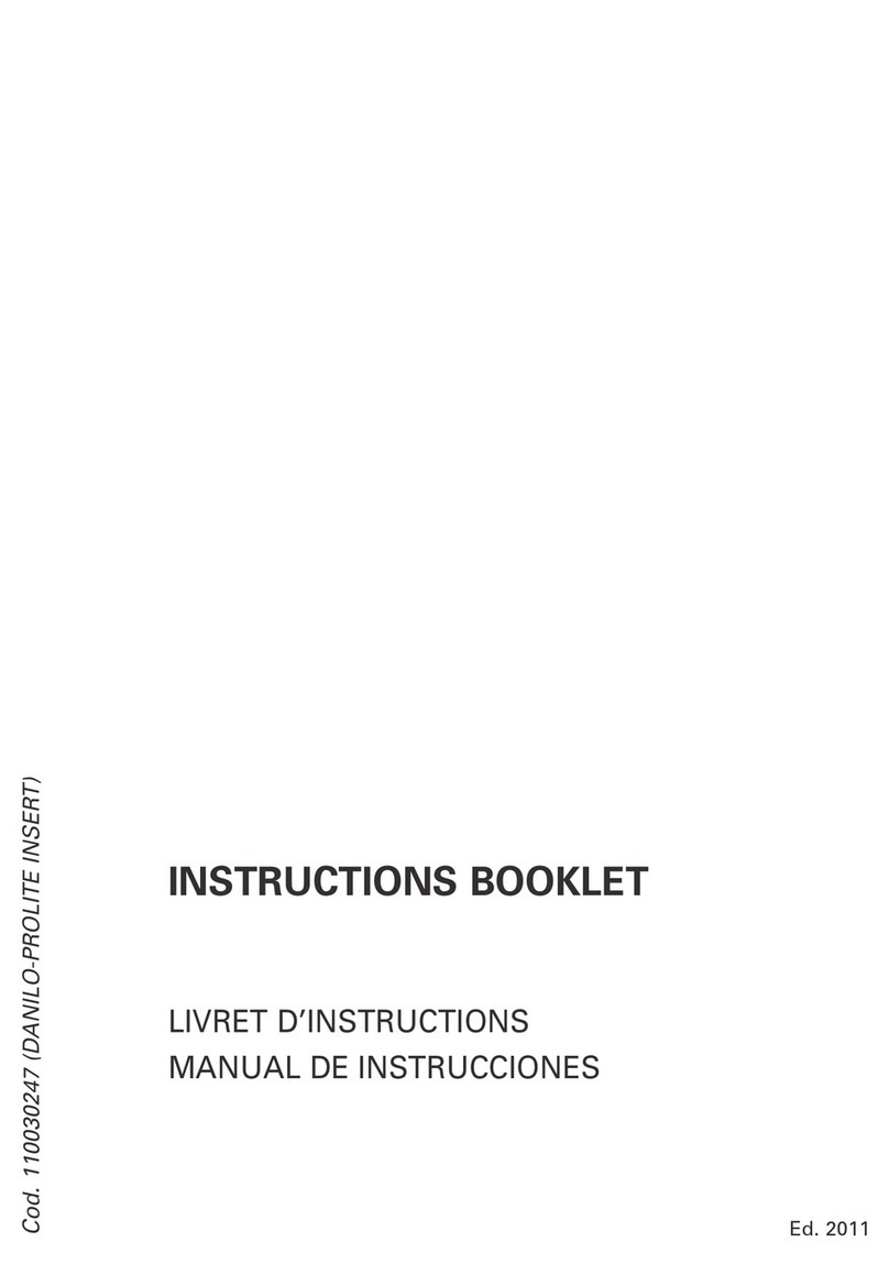 FALMEC DANILO-PROLITE INSERT 38" 2M Instruction booklet