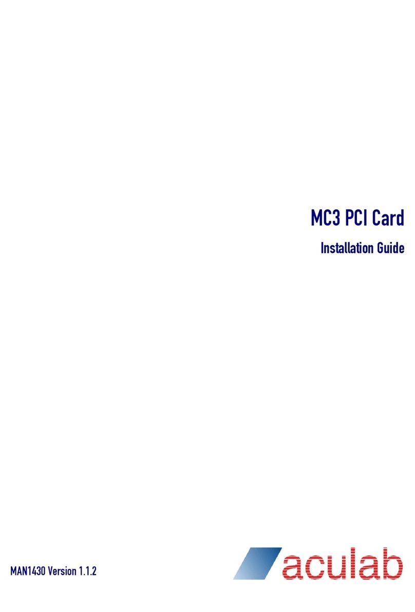 aculab MC3 User manual