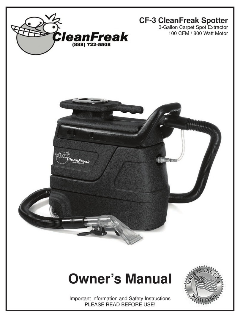 CleanFreak CF-3 User manual