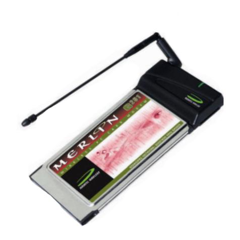 Novatel Merlin for GPRS G201 user manual