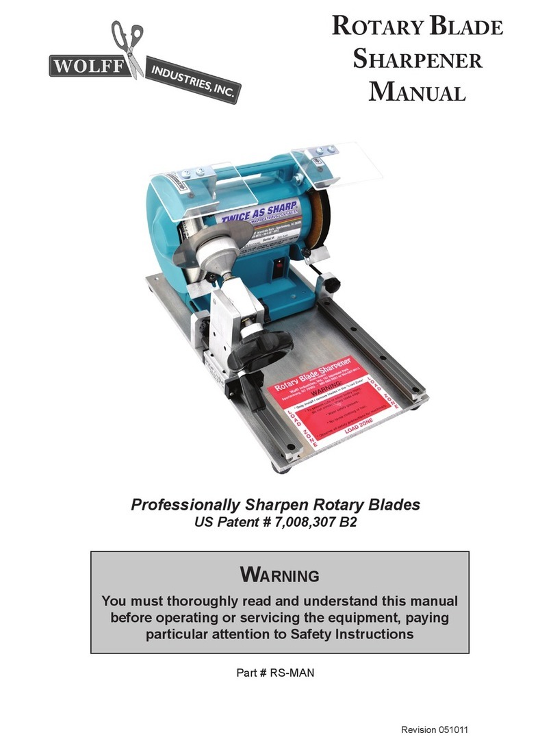 WOLFF Rotary Blade Sharpener manual