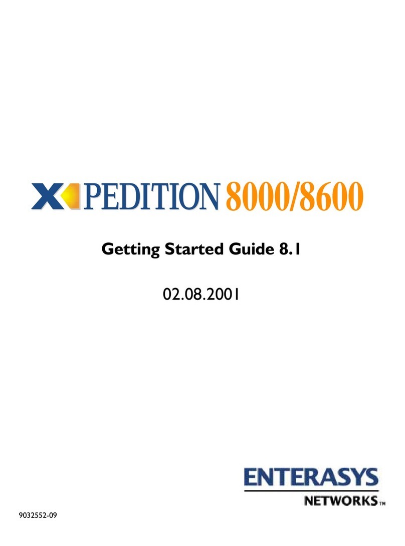 Enterasys X-Pedition 8000 User manual