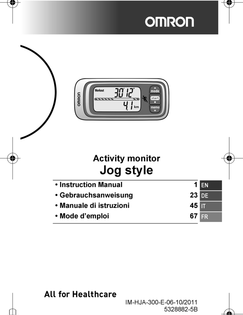 Omron Kog Style Instruciton manual