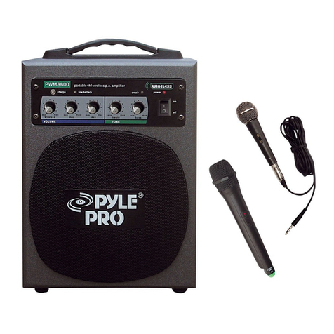 Pyle Pro PWMA600 User manual Pyle Pro PWMA600 User manual