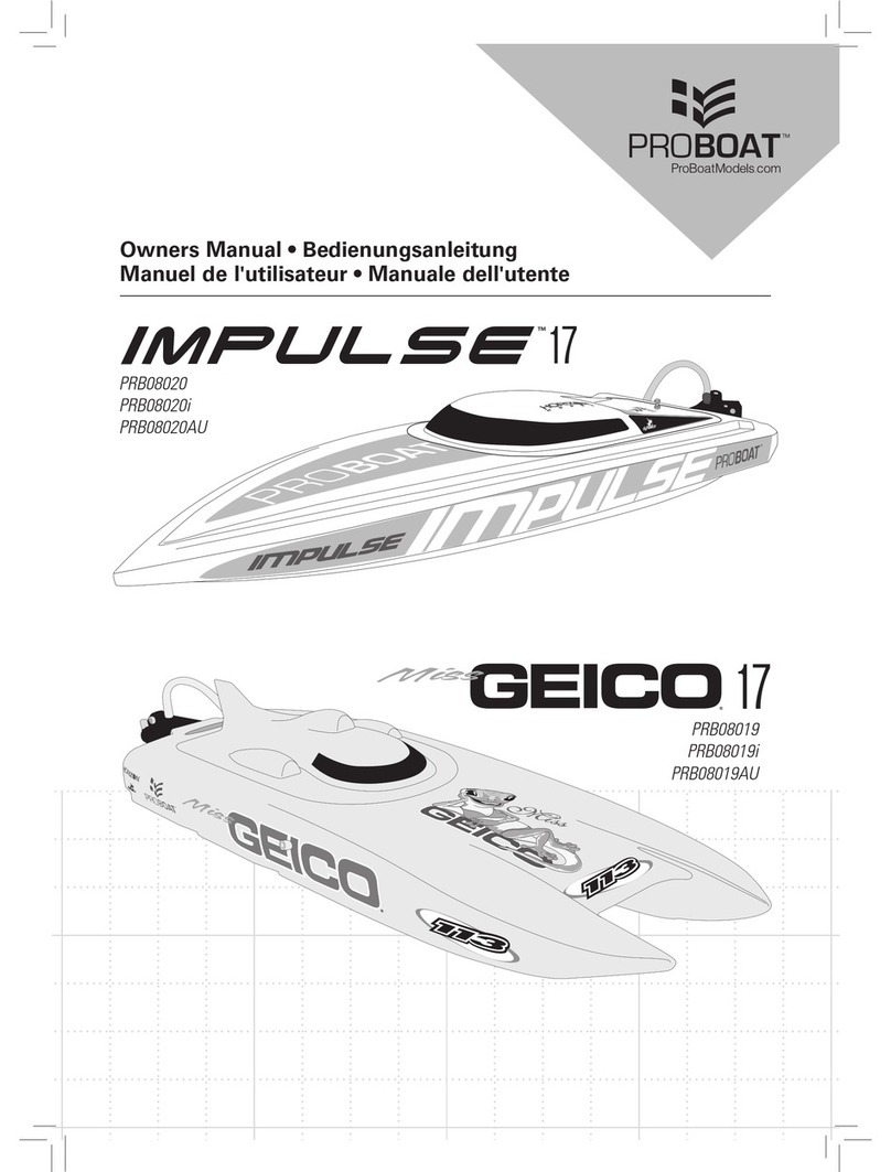 Pro Boat Impulse 17 PRB08020 owner's manual Pro Boat Impulse 17 PRB08020 owner's manual