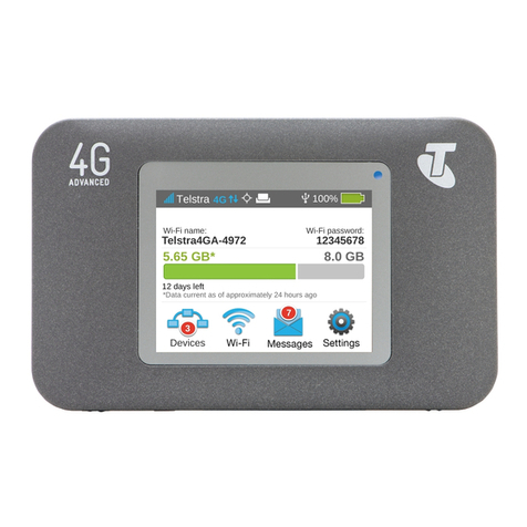 Telstra BIGPOND Wi?Fi 4g Advanced user guide