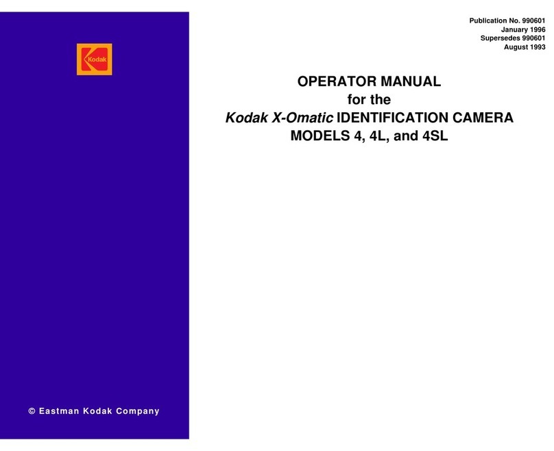 Kodak X-Omatic 4 User manual