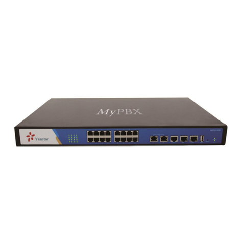 Yeastar Technology MyPBX U520 installation guide Yeastar Technology MyPBX U520 installation guide