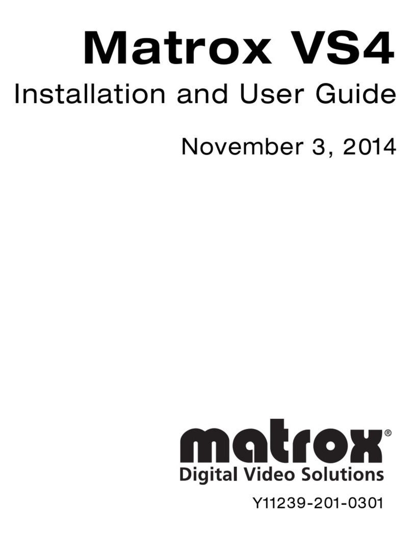Matrox VS4 User manual