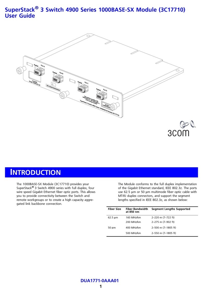 3Com SuperStack 3 4900 User manual