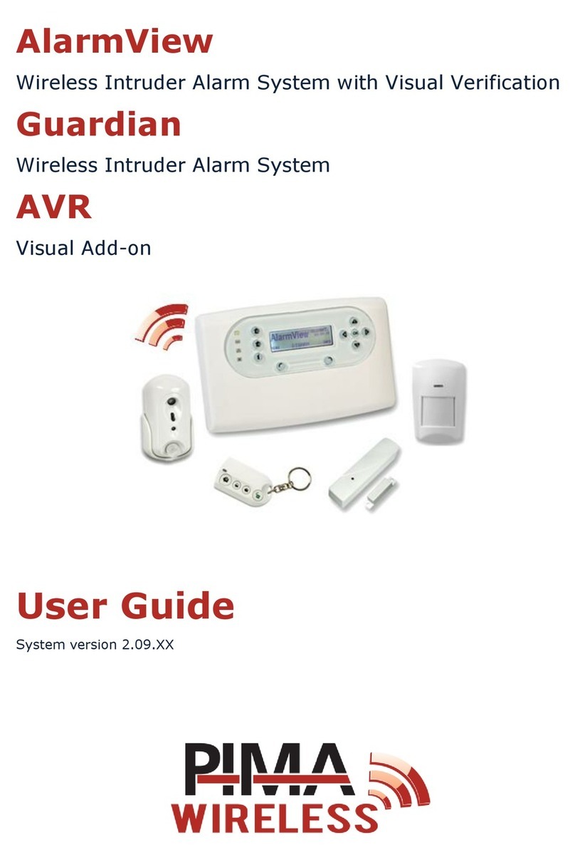 Pima Wireless AlarmView User manual