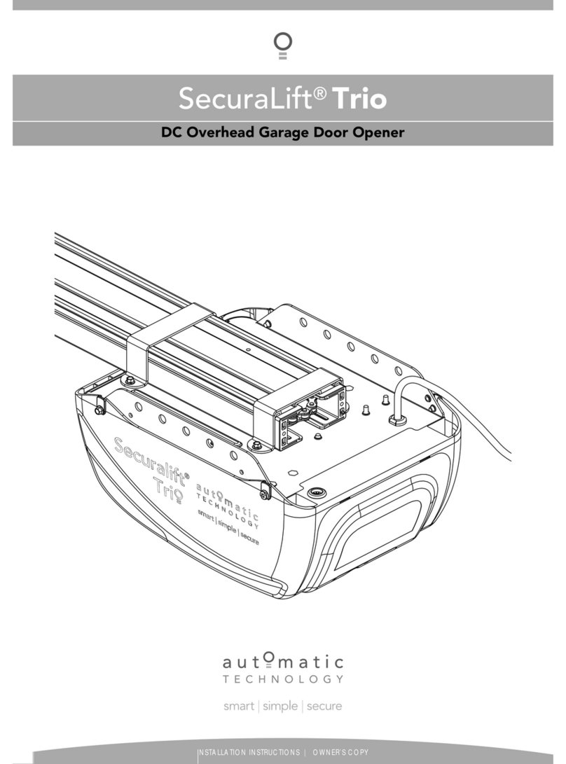 Automatic Technology SecuraLift Trio User manual Automatic Technology SecuraLift Trio User manual
