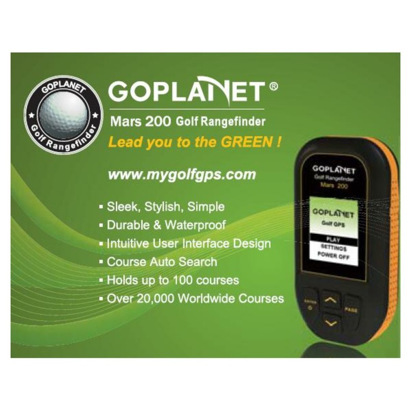 Goplanet Mars 200 user manual