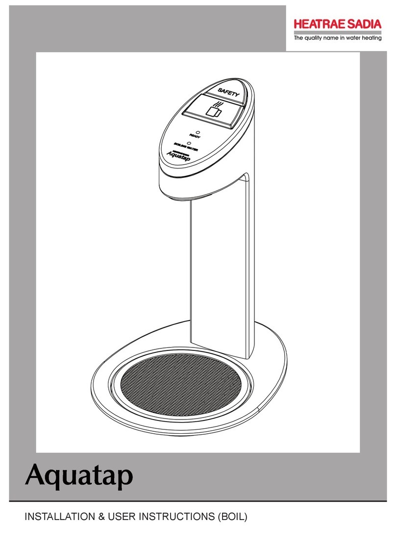 Heatrae Sadia Aquatap Installation & user's instructions Heatrae Sadia Aquatap Installation & user's instructions