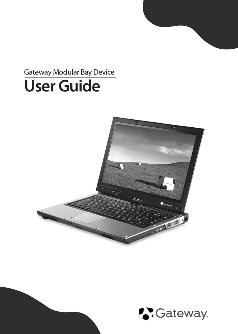 Gateway modular bay device user guide