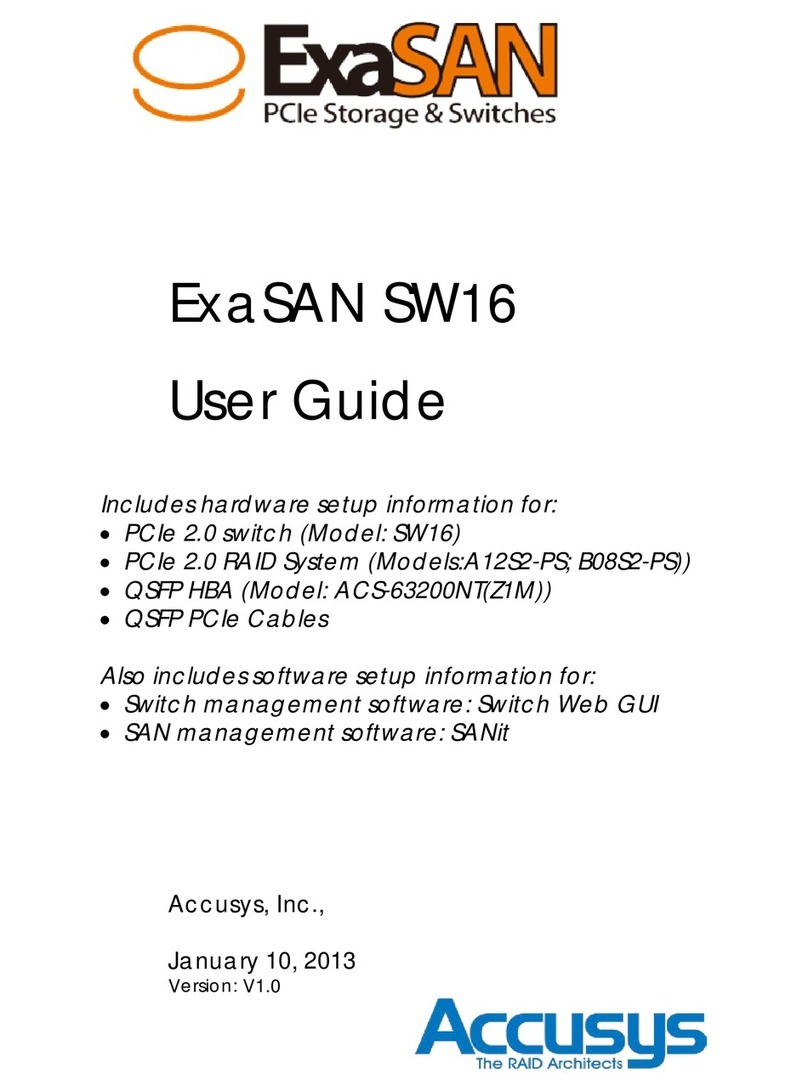 Accusys ExaSAN SW16 user guide