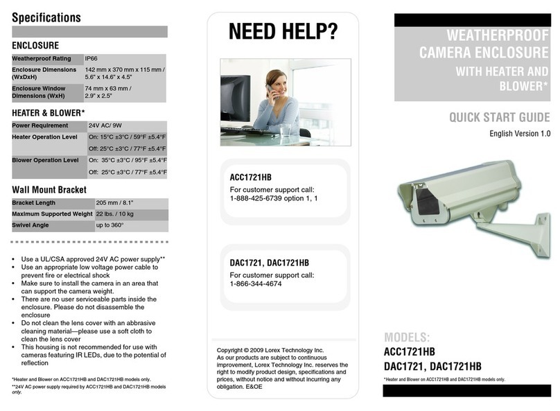 Lorex ACC1721HB User manual