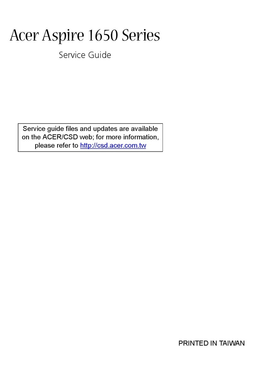 Acer Aspire 1650 Series User manual