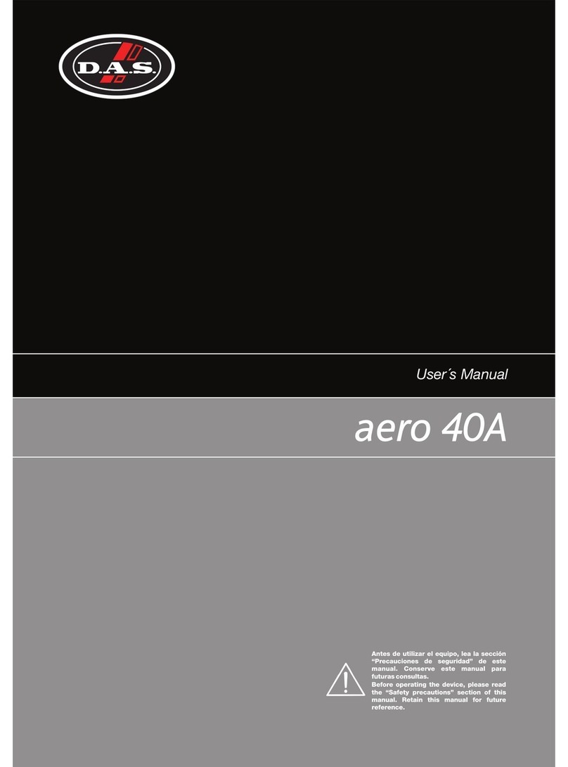 DAS aero 40A user manual