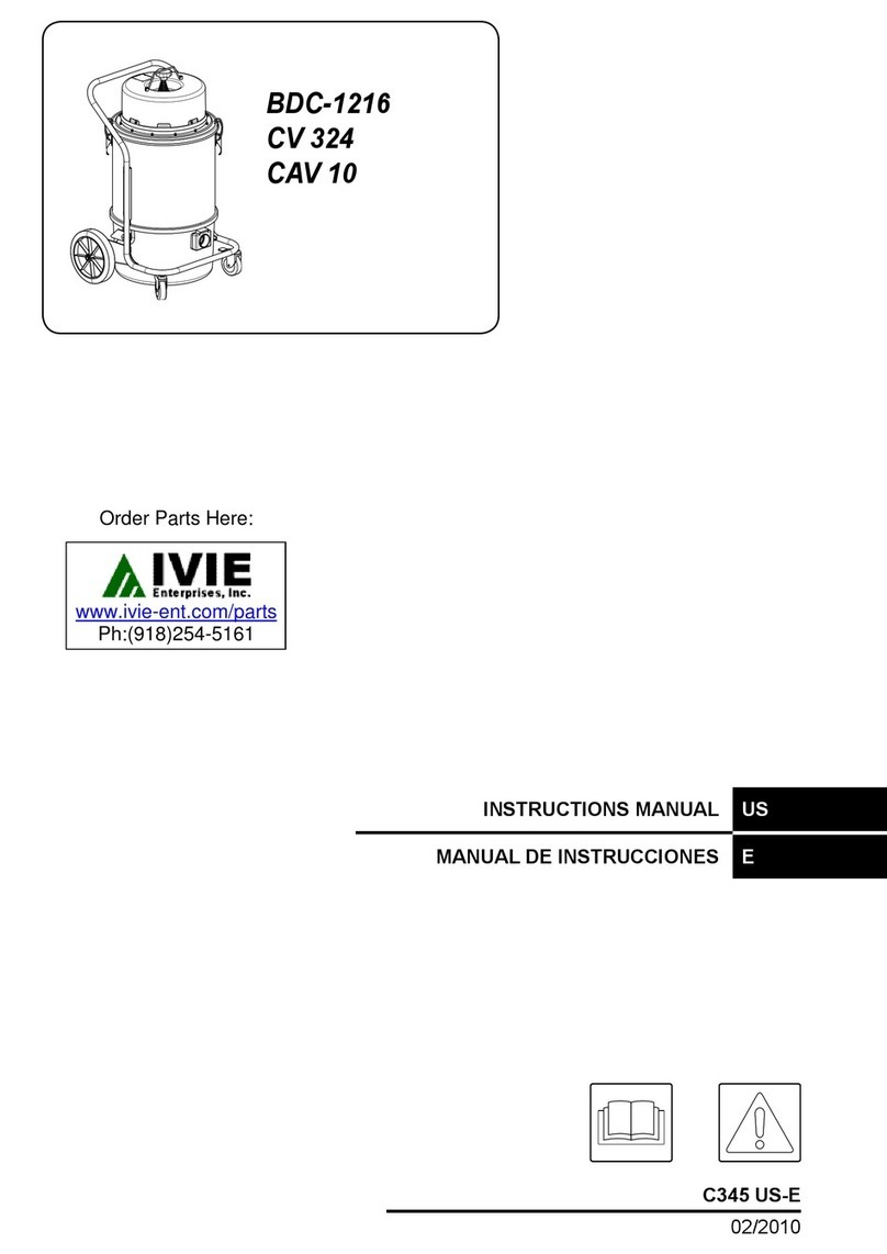IVIE BDC-1216 instruction manual